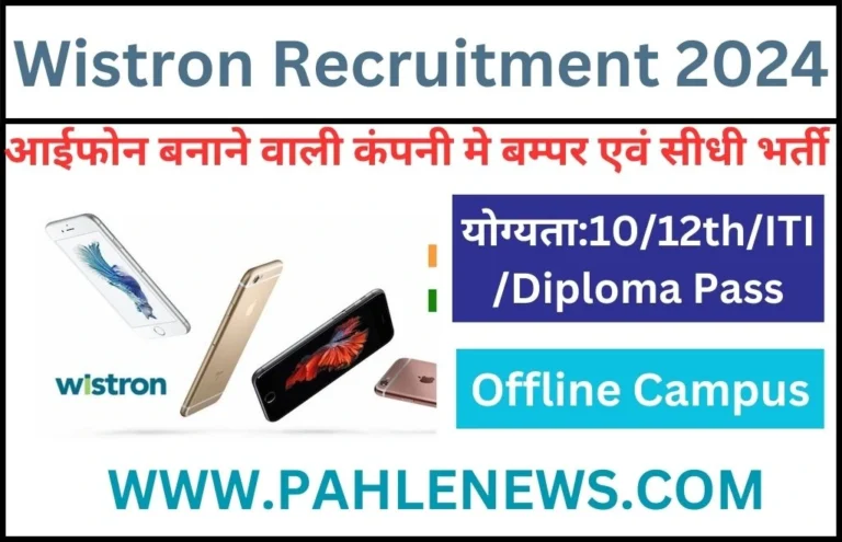 Wistron Recruitment 2024