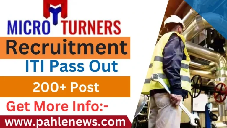 Micro Turners Recruitment 2024