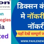 Dixon Technology Recruitment 2024