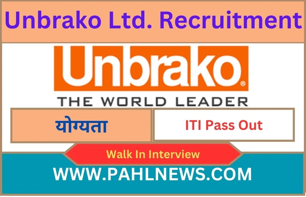 Unbrako Ltd Recruitment 2024
