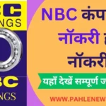 NBC Bearing Recruitment 2025