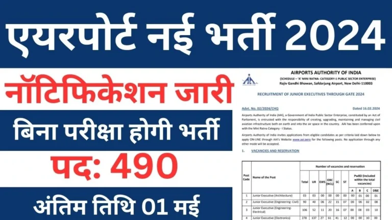 AAI Recruitment 2024