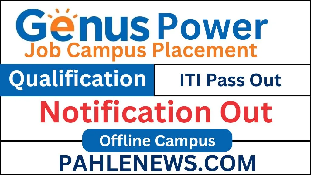 Genus Power Recruitment 2024