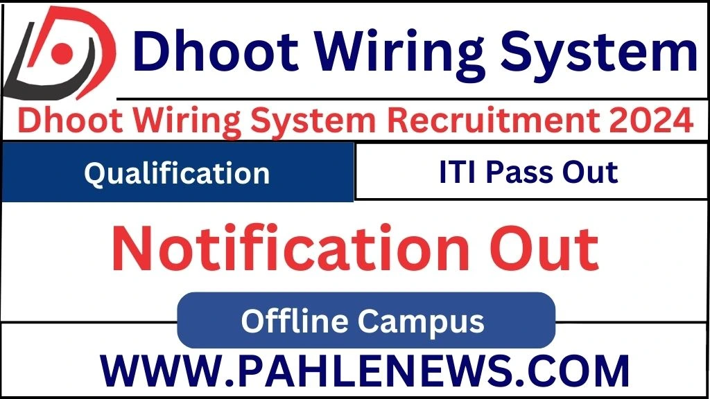 Dhoot Wiring System Recruitment 2024