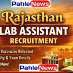 Rajasthan Lab Assistant Recruitment 2026