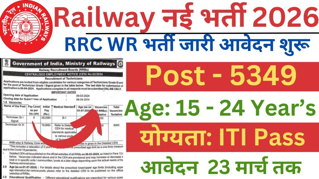 Western Railway Apprentice Recruitment 2026
