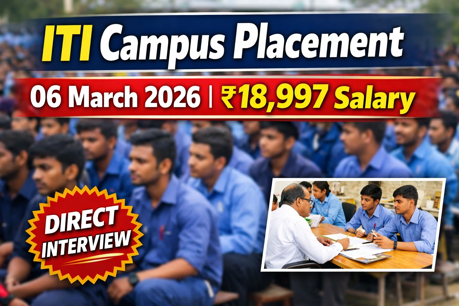 M-Tech Innovation Ltd ITI Campus Placement 06 March 2026