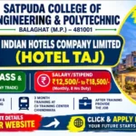 Hotel Taj Recruitment 2026